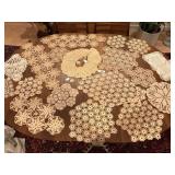 Vintage Hand Crocheted Collar & Doilies Vintage Hand Crocheted Collar & Doilies
