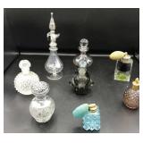 Collection of Vintage Perfume Bottles