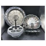 Collection of Silverplated Table Décor Collection of Silverplated Table Décor