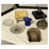 Collection of Ashtrays & Vintage Razor Collection of Ashtrays & Vintage Razor