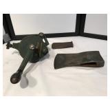 Ax Heads and Vintage Bench Grinder Ax Heads and Vintage Bench Grinder