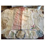 Vintage Table Runners and Small Doilies