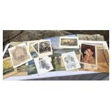 Collection of Vintage Prints, Lithos, Prints on Bo Collection of Vintage Prints, Lithos, Prints on Bo