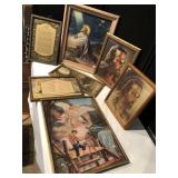 Collection of Religious Framed Prints & Posters