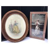 Vintage Oval Frames w/Portraits of Women Vintage Oval Frames w/Portraits of Women