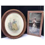 Vintage Oval Frames w/Portraits of Women