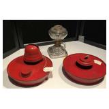 Vintage Kerosene Lamps & Fingerhold Oil Lamp Vintage Kerosene Lamps & Fingerhold Oil Lamp