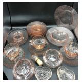 Collection of Vintage Pink Depression Collection of Vintage Pink Depression