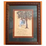 Framed Artwork by D. Morgan