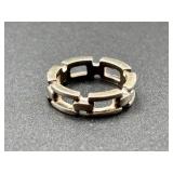 Sterling Silver Chain Link Ring