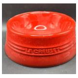 Le Creuset Red Stoneware Pet Bowl