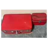 Amelia Earhart Red Luggage Set