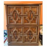Wooden Chest of Drawers, 6 Drawers