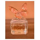 Crystal Dolly Perfume Bottle with Butterfly