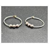 Sterling Silver Hoop Earrings
