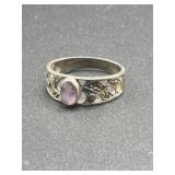 Sterling Silver Ring with Gemstone