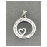 Sterling Silver Heart Pendant