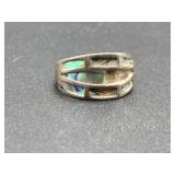 Sterling Silver Inlay Ring