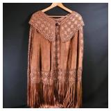 Claudia Roldani Leather Shawl