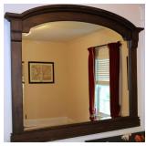 Wood-Framed Arch Wall Mirror