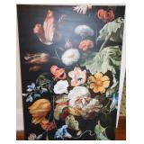 Floral Print on Canvas