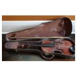 Violin with Bow and Case