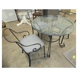 Outdoor Metal Table and Chairs Set