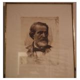Signed Print of Giuseppe Verdi