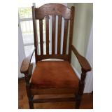 Oak Mission-Style Arm Chair