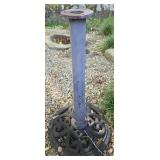 Cast Metal Bird Bath Base