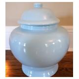 Port 68 Blue Ceramic Jar
