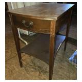 Wooden Side Table with Drawer