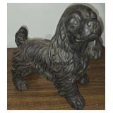 Cast Iron Spaniel Dog Doorstop