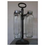 Urban Trends Metal Bud Vase Holder
