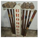 South Bend Croquet Set with Stand