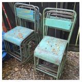 Stackable Metal Chairs