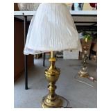 Solid Brass Table Lamp with Shade