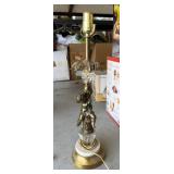Vintage Hollywood Regency-Style Cherub Table Lamp