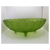 Mid-Century Indiana Glass Grape Harvest Frosted Bo