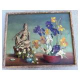 Signed Leonard Borman Oil on Board Artwork