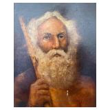 Leonard Borman Double-Signed Oil on Board with Fra