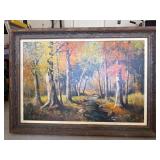 Leonard Borman Signed Oil on Board Landscape