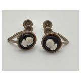 Vintage Cameo Earrings with Screw-Back Closures