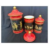 Mid-20th Century Italian Florentine Canister Set
