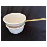 Vintage Ceramic Double Boiler Insert Pot