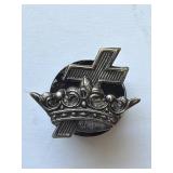 Antique Cross Crown Uniform Button