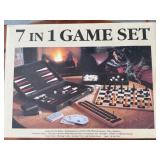 7-in-1 Game Set with Multiple Board Games