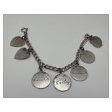 Sterling Silver Charm Bracelet