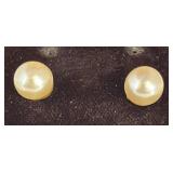 Pearl Stud Earrings