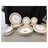 Aladdin Fine China 'Woodrose' Dinnerware Set